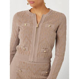 Saia midi de malha monograma marciano Guess