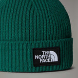 Gorro com logótipo de caixa TNF na dobra para criança The North Face
