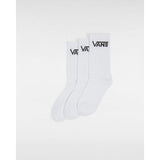 Meias Classic Vans Crew para criança (3 pares) Vans Branco