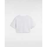 T-shirt Flying V Crew Crop Vans Branco