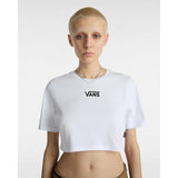 T-shirt Flying V Crew Crop Vans Branco
