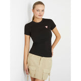 T-shirt logo triângulo pequeno Guess