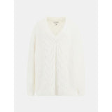 Camisola de malha com tranças Guess