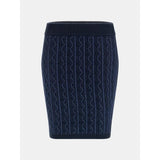 Minissaia de malha com tranças Guess