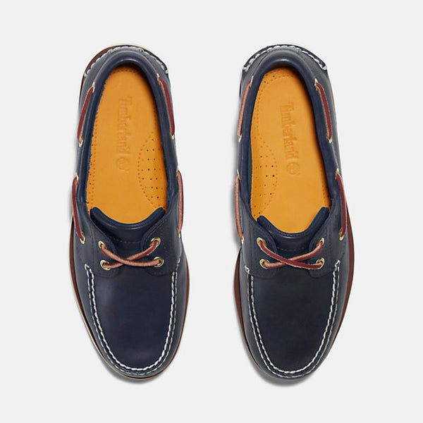 Sapato de Vela Clássico de Dois Ilhós para Homem em azul Timberland