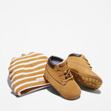 Conjunto Botinha e Chapéu para Bebé em amarelo Timberland