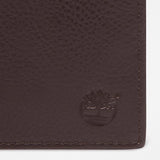 Carteira de Dobrar em Pele com Porta-Moedas Kennebunk para Homem em castanho Timberland