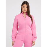 Sweatshirt fecho de correr à frente Guess