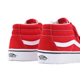 Ténis com banda aderente SK8-Mid Reissue para criança (4-8 anos) Vans Vermelho