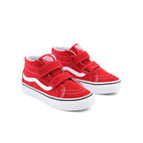 Ténis com banda aderente SK8-Mid Reissue para criança (4-8 anos) Vans Vermelho