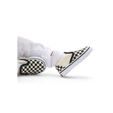 Ténis Checkerboard Slip-on para bebé (1-4 anos) Vans Preto