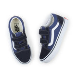 Ténis com velcro Old Skool para criança (4-8 anos) Vans Azul