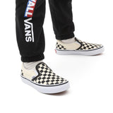Ténis Checkerboard Classic Slip-On para criança (4-8 anos) Vans Preto