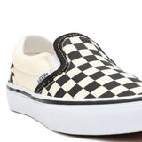 Ténis Checkerboard Classic Slip-On para criança (4-8 anos) Vans Preto