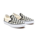Ténis Checkerboard Classic Slip-On para criança (4-8 anos) Vans Preto