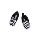 Ténis com banda aderente Checkerboard Slip-On para bebé (0-1 ano) Vans Preto