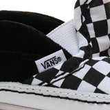 Ténis com banda aderente Checkerboard Slip-On para bebé (0-1 ano) Vans Preto