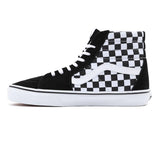 Ténis Checkerboard SK8-Hi Vans Preto
