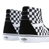 Ténis Checkerboard SK8-Hi Vans Preto
