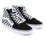 Ténis Checkerboard SK8-Hi Vans Preto