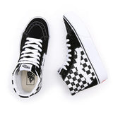 Ténis plataforma Sk8-Hi 2.0 Vans Preto