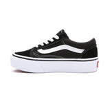 Ténis Old Skool Platform para criança (4-8 anos) Vans Preto