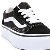Ténis Old Skool Platform para criança (4-8 anos) Vans Preto