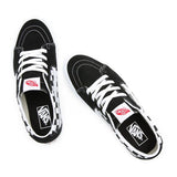 Ténis em lona/camurça SK8-Low Vans Preto