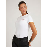 T-shirt triângulo com logótipo Guess