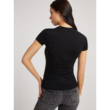 T-shirt triângulo com logótipo Guess