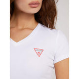 T-shirt triângulo com logótipo Guess