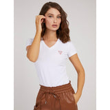 T-shirt triângulo com logótipo Guess