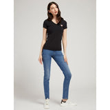 T-shirt triângulo com logótipo Guess