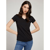T-shirt triângulo com logótipo Guess