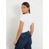 T-shirt stretch com logótipo triângulo pequeno Guess