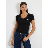 T-shirt stretch com logótipo triângulo pequeno Guess