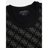 T-shirt elástica logo 4g com strass Guess