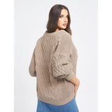 Camisola de malha com tranças Guess