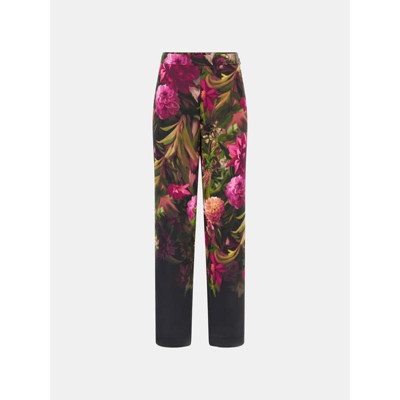 Calças de perna larga estampado floral Marciano Guess