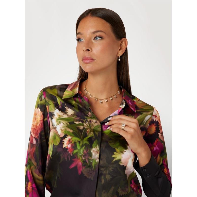 Blusa com estampado floral marciano Guess