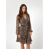 Vestido mini animalier marciano Guess