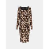 Vestido midi animalier Marciano Guess