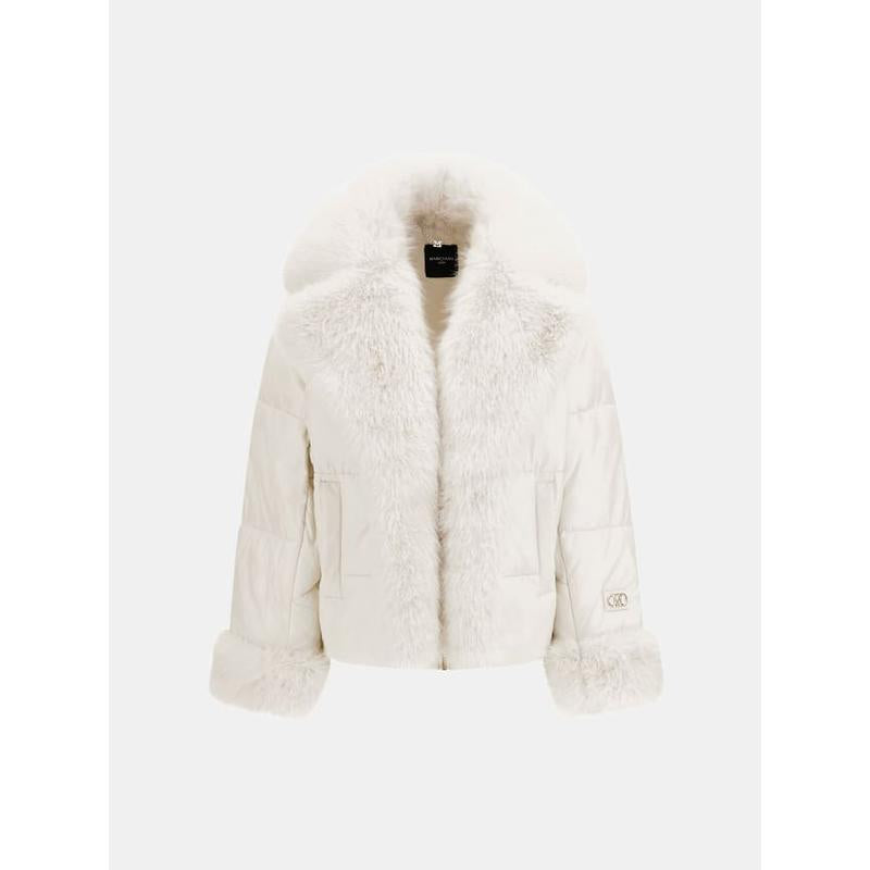 Casaco puffer de pelo sintético Marciano Guess