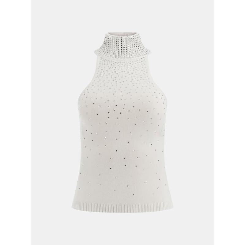 Top de malha com strass Marciano Guess