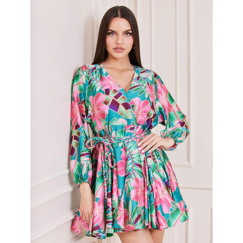 Minivestido com estampado floral marciano Guess