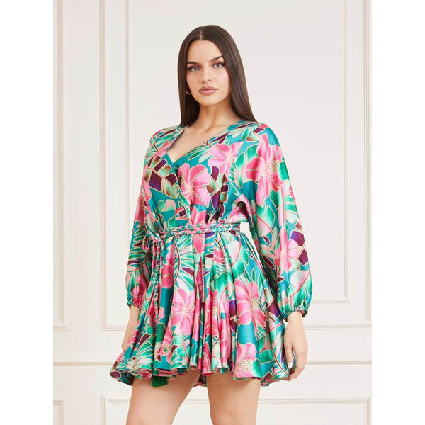 Minivestido com estampado floral marciano Guess