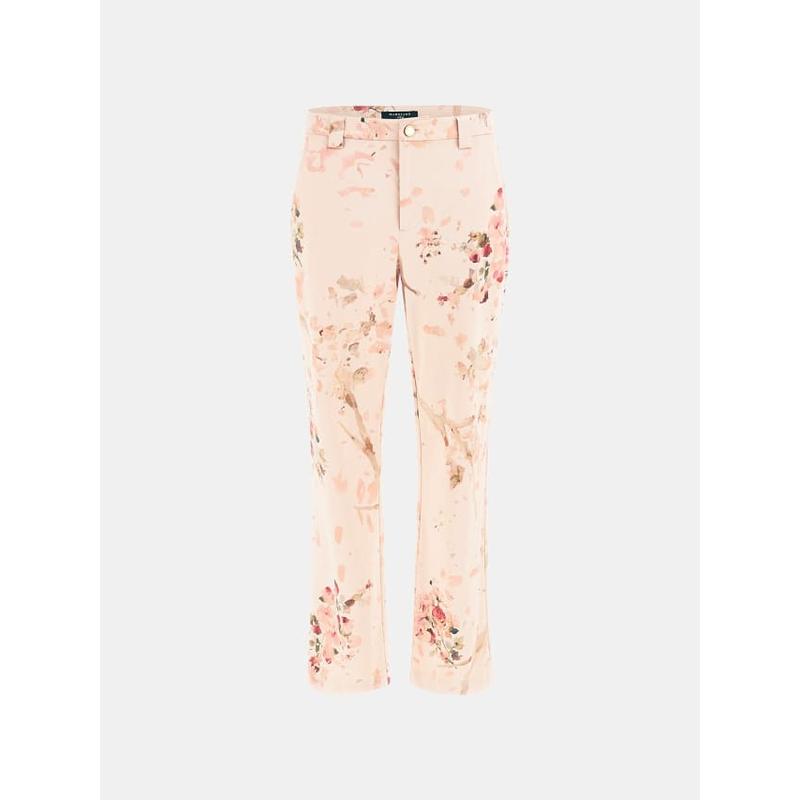 Calças com estampado floral marciano Guess