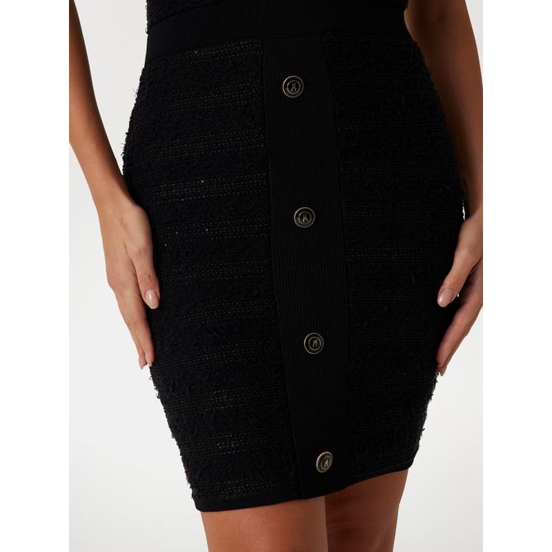 Vestido de malha mini bouclé Marciano Guess