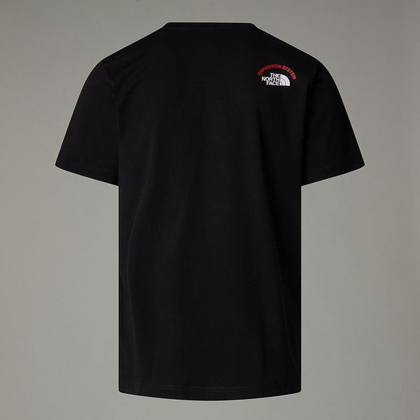 T-shirt com gráfico Expedition System para homem The North Face