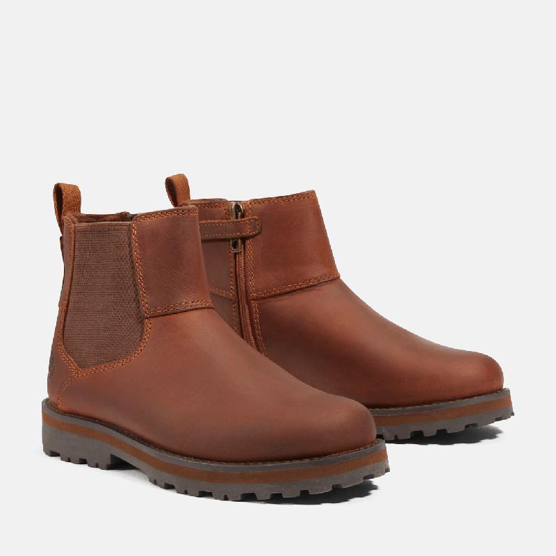 Bota Chelsea Courma para Jovem em castanho Timberland